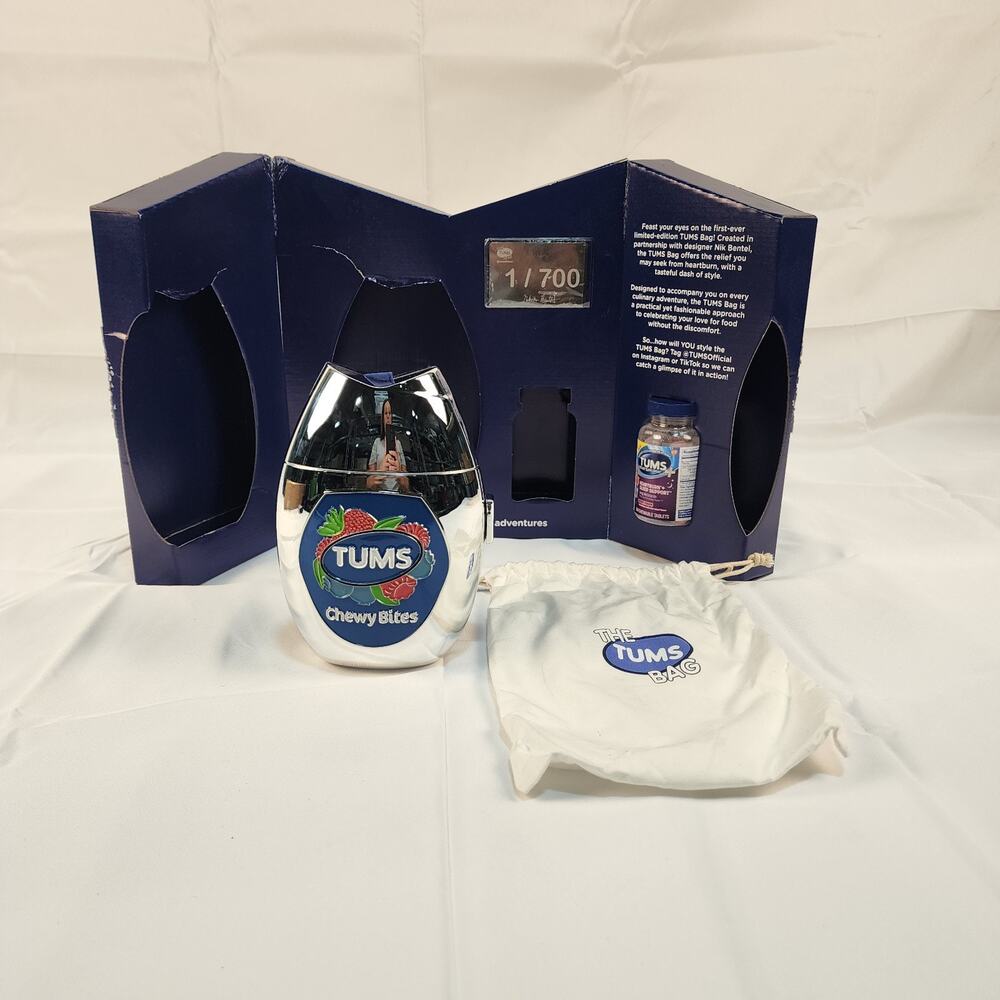 TUMS Nik Bentel Limited Edition Chrome Handbag #1/700 Complete Set